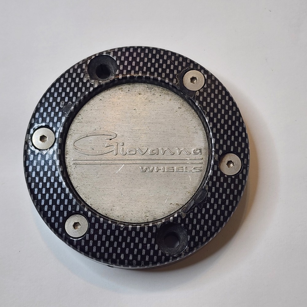 Giovanna Wheels Custom‎ Wheel Center Cap Black Carbon